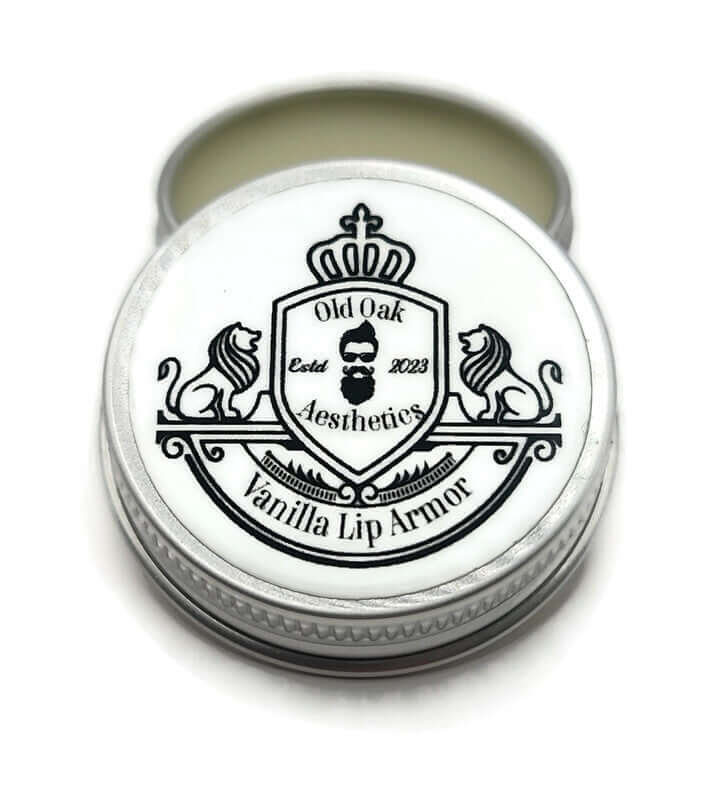 Lip balms, 1/2oz tins, vanilla flavor